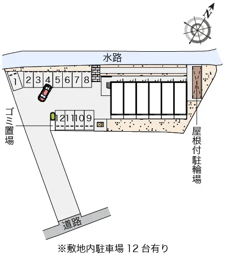 ★手数料０円★加古川市加古川町平野　月極駐車場（LP）